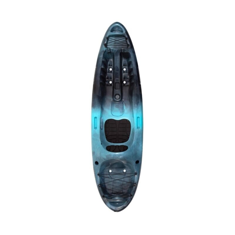 Perception Access 9.5′ Sit-On-Top Recreational Kayak for Adults – High-Back Seat & Rod Holders (Sunset)