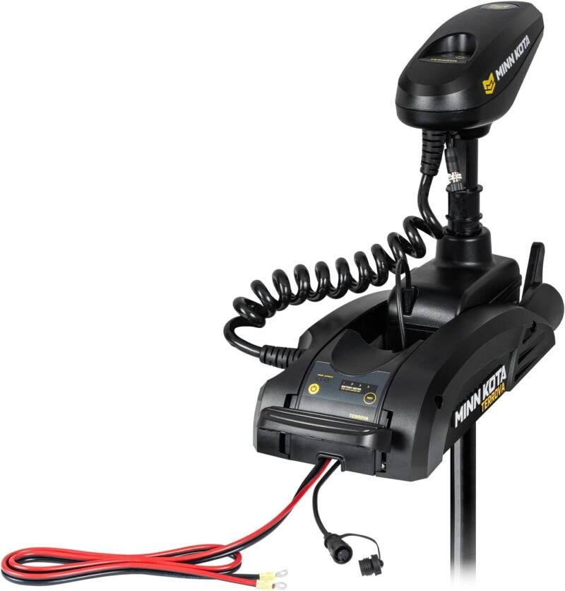Minn Kota Terrova Kayak 55 lb Thrust GPS Bow-Mount Trolling Motor with Safety Switch Kit, 36″ Shaft, Micro Remote - Image 5