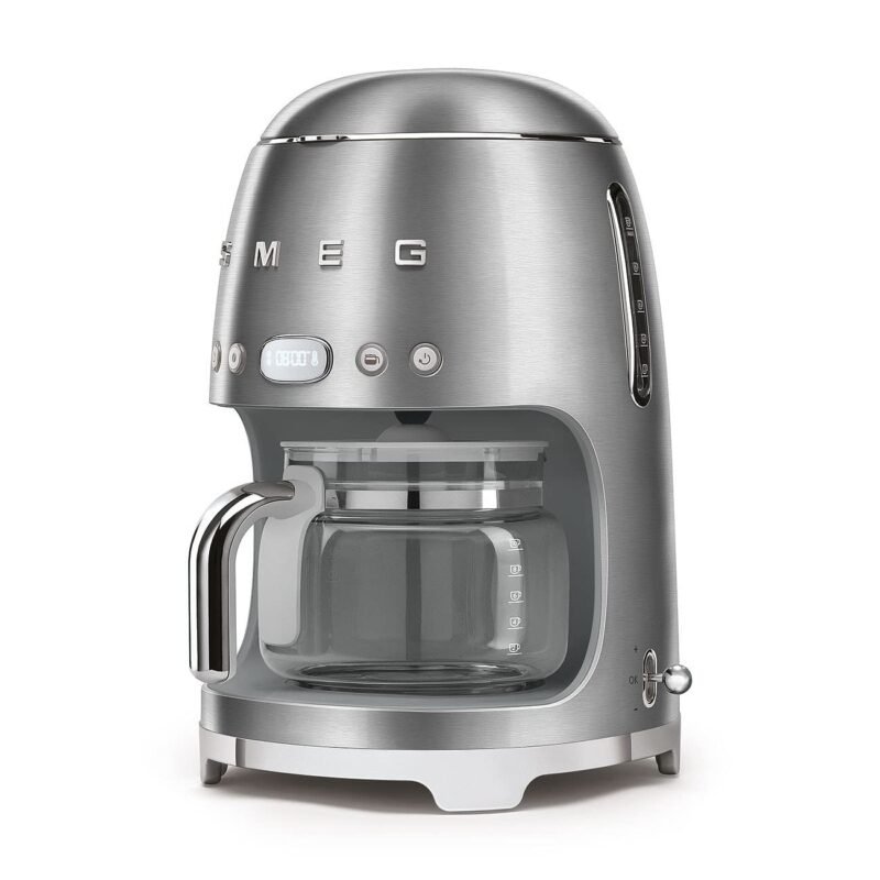 Smeg DCF02CRUK Drip Coffee Maker – 1.4 L, Aroma Selector, Auto-Start Timer, Anti-Drip System, Digital Display, Cream - Image 29