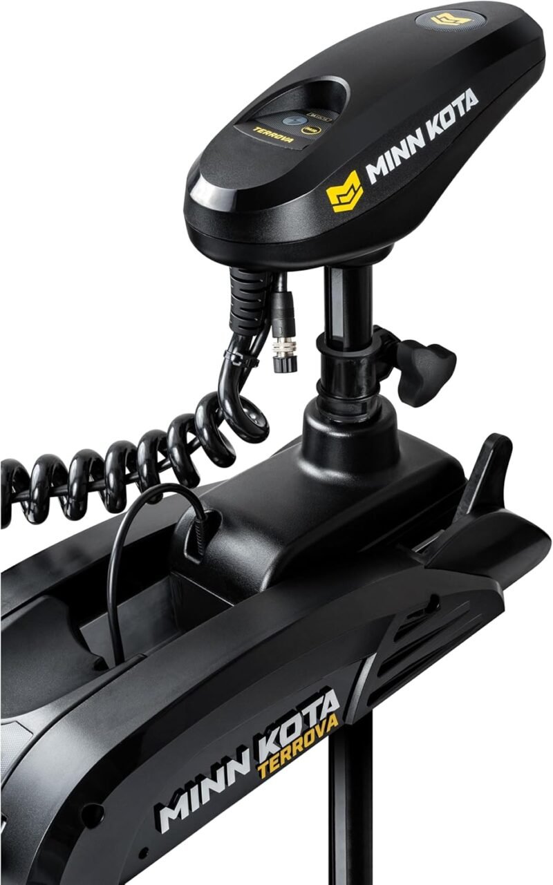 Minn Kota 1358355 Terrova 55 lb Thrust Bow-Mount Trolling Motor with Spot-Lock®, Dual Spectrum CHIRP Sonar, Wireless Remote, 45″ Shaft - Image 2