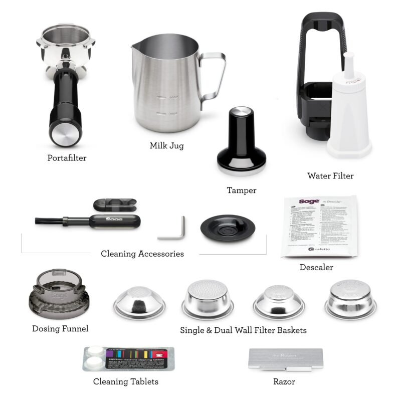 Sage Barista Pro Espresso Machine – Bean-to-Cup with Integrated Grinder, ThermoJet Heating & Milk Frother, Brushed Stainless Steel - Image 16