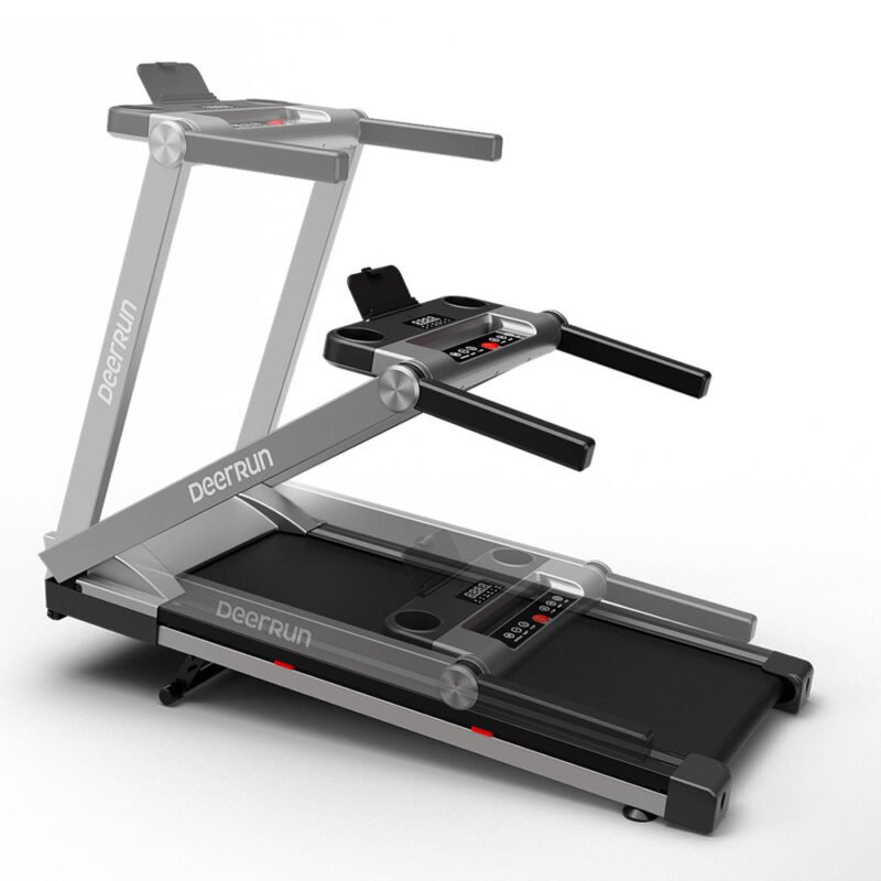 DeerRun A1 Pro Folding Smart Treadmill with 6% Incline - 16 KPH, 158 Kg Capacity